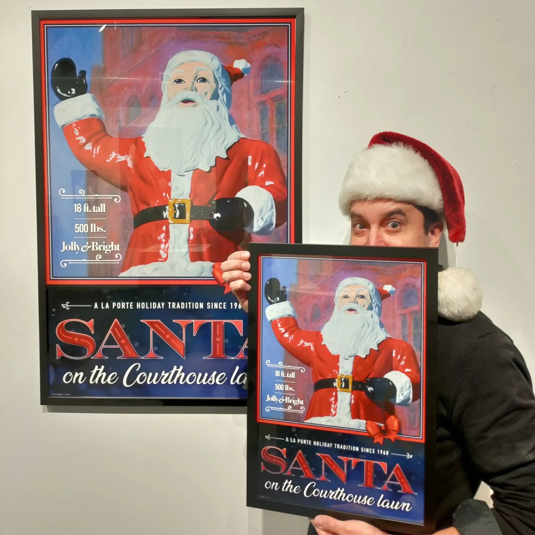 Santa - La Porte Traditions Poster — Thaddeus C. Gallery
